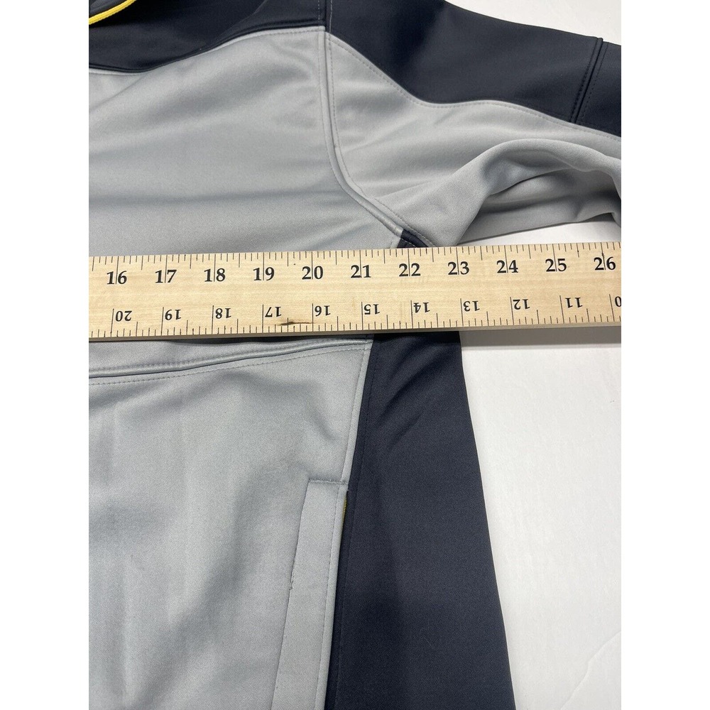 Avalanche Jacket Mens Large gray Soft Shell Weather Shield Pockets zip ski snow - Picture 9 of 10